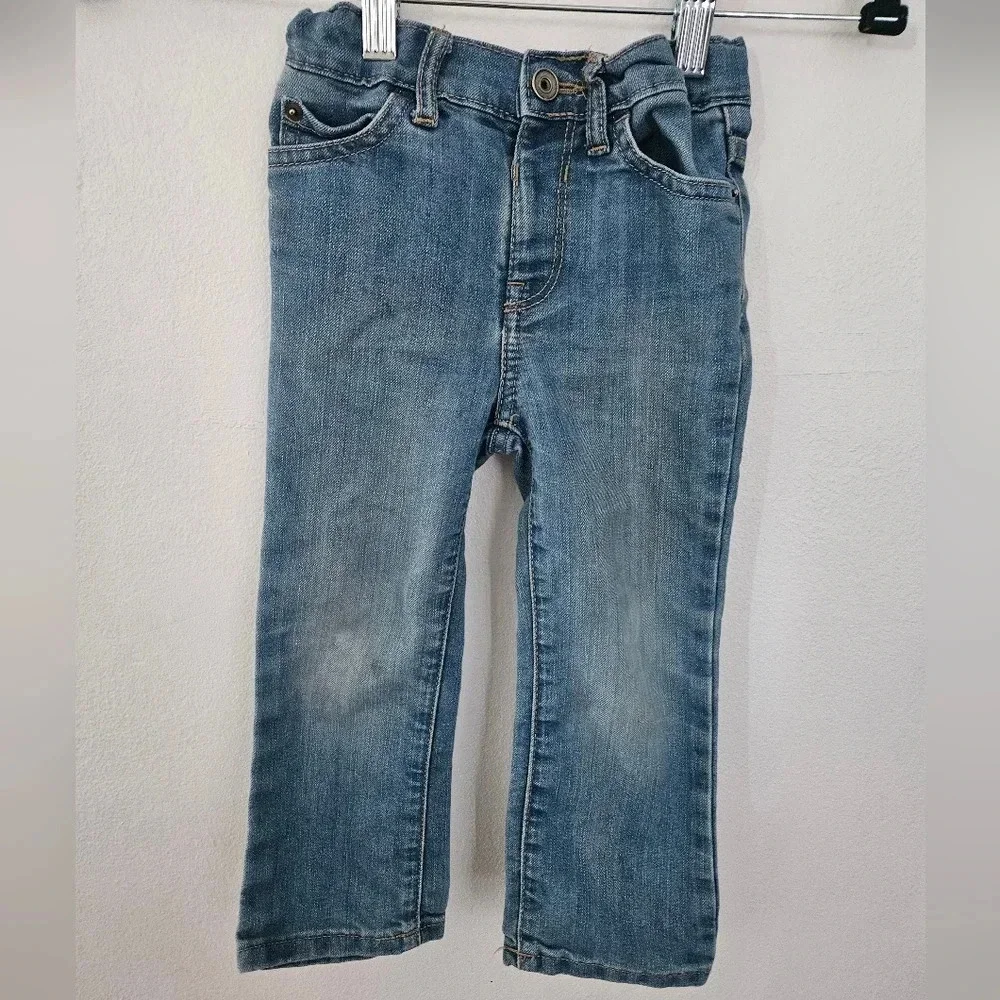 The Childrens Place‎ Bootcut Jeans Medium Wash Denim Kids Size 3T
